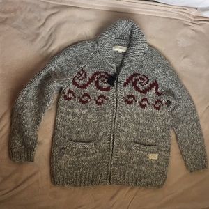 Aritzia Golden by TNA sweater cardigan